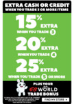 Extra Bonus When You Trade 3 or More Items (Stack with EB World) @ EB Games