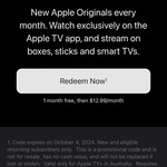 1 Month Free Apple TV+ (New & Returning Users) for Ticketek Users