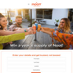 Win a Year’s Supply of Noot from Noot Drinks