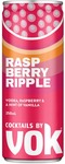 Cocktails by Vok Raspberry Ripple RTD 24x 250ml Cans $50 (Was $100) + Shipping @ Sippify