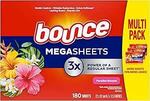 [Prime] Bounce Mega Fabric Softener Dryer Sheets, 180 Count $19.12 Delivered @ Amazon US via AU