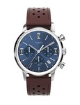 Timex Marlin Chrono Blue Dial Silver Brown Leather Watch Strap $223.20 Delivered ($0 C&C) @ David Jones