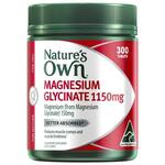 Nature's Own Magnesium Glycinate 1150mg 300 Tablets $37.99 + Delivery ($0 C&C/ in-Store) @ Chemist Warehouse