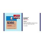 Telstra $350 Prepaid SIM Starter Kit 365 Days + $35 Costco Shop Card for $269.99 @ Costco (Membership Required)