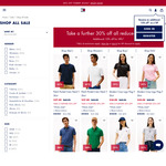 Extra 30% off Already Reduced Styles + Additional 10% off for VIP + $7.95 Delivery (Free over $100 Order) @ Tommy Hilfiger