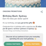 [NSW, VIC] Earn 15 KrisFlyer Miles Per $1 Spent via The Kris+ App at Partner Stores SYD/MEL @ Singapore Airlines