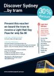 Light Rail All Day Pass save 30% - only $6 with this voucher