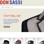 Don Sassi Nappa Leather Suit Belts - $30 Including Free Shipping