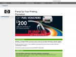 Get fuel vouchers up to $200 with a purchase of HP printers and ink