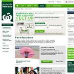 10% off Woolworths Travel Insurance + Kids Under 21 Insured Free With Parents Comprehensive