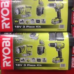 Ryobi One+ 18V 3 Piece Kit Reduced to $139 (Was $249), Lamp Shade $1.26 (Was $24.90) @ Bunnings