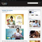 Win a Double Pass to The Lunchbox (Movie) from Tresspass Magazine