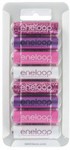 Eneloop Tones 'ROUGE' 8 X AA Rechargeable Nimh LSD Batteries $19.98 Delivered @ Dick Smith