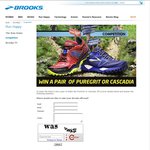 Win a Pair of Brooks PureGrit or Cascadia Running Shoes