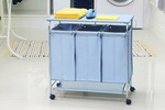 $49 Laundry Hamper with Three Sorting Bags and Removable Ironing Board, Available in Two Colours @ Groupon
