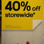 Adidas 40% off Storewide Macquarie Centre NSW