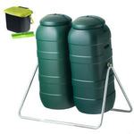 Twin Compost Tumbler + 5ltr Caddy $99 + $13.95 Postage (Was $199) @ Deals Direct