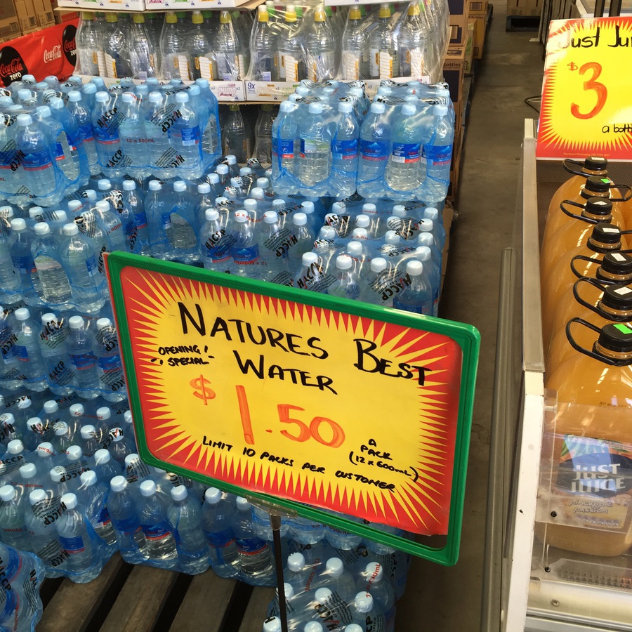 Blacktown NSW 1.50 12x 600ml Bottles of Water King of Discounts