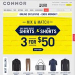 Connor - Birkenhead Point (NSW) - Closing down Sale - Shirts $10, Shorts 2 for $30