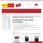 Spare Change Frankston Store Clearance Sale up to 50% off (VIC)