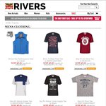 234 Items $5 & under @ Rivers [$3 Bags, $5 Tees, $5 Footwear & More] Free Shipping over $70
