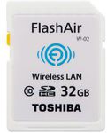 Toshiba Flashair II Wi-Fi Enabled SDHC Card 16GB for $18, 32GB for $35 on Clearance at Officeworks