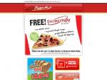 Pizza Hut: FREE Thin'n Crispy Pizza When You Buy Any 2 Large Pizzas at Regular Menu Price!