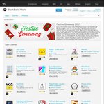 Free 20 Premium Giveaway Apps for BlackBerry 10 OS