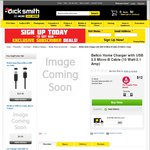 Belkin Home Charger with USB 3.0 Micro-B Cable - $12 (RRP $44.98) + Delivery @ Dick Smith
