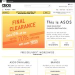 Extra 10% off Sale Items @ ASOS