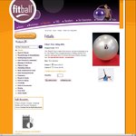 75cm Fitball $25AUD (P&P + $12) ~ $37 Delivered. Rated for 300KG
