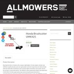 Honda UMK425 Straight Shaft Brushcutter $499 @ All Mowers