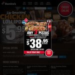 30% off Online Orders Delivery or Pick up National @ Domino's