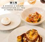 Win a Cheese and Salumi Degustation for 4 People at Gazebo from Urbanlist (Sydney)