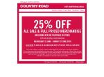 Country Road - 25% Off Everything