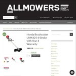 Honda Brushcutter UMK425 4-Stroke ($429 Pickup $449 Delivered) @ Allmowers