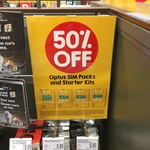 50% off Optus SIM Packs and Starter Kits at 7-Eleven Fuel Station Wanneroo WA