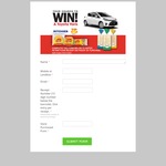 Win a 2016 Toyota Yaris 1.3 5dr Ascent Worth $17,490 from Ritchies [Purchase Ritchies Bread and Golden Product]