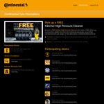 Buy 4 Continental Tyres, Get a Free Karcher High Pressure Cleaner