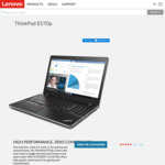 ThinkPad E570p / 15.6" FHD / i7-7700HQ / 256GB SSD / 8GB RAM / GTX1050Ti / Backlit KB / $1199 Ship'd @ Lenovo (30% off Warranty)
