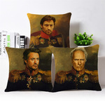 Celebrities as Neoclassical Military Figures Cushion Covers US $2.92 (AU $3.82) Delivered @ AliExpress