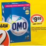 [QLD] OMO Laundry Powder 5kg $9.99 @ Spano's Supa IGA (Save $20.01)