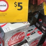 [NSW] $5 for 24 Pack of Diet Coke or Pepsi Max @ Wynyard Coles