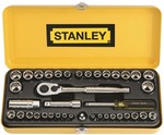Stanley Socket Set - 1/4"/3/8" Drive, Metric/Imperial, 39 Piece $30 @ Supercheap Auto