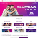 $50 Cashback @ TPG on $59.99/Month ADSL2+ Bundle Included a Wi-Fi Modem (Unlimited Data, 18 Month Contract) @ Master Connection