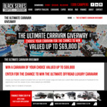 Win Your Choice of 2018 Black Series Caravan Worth Up to $69,800 from GIC Pty Ltd