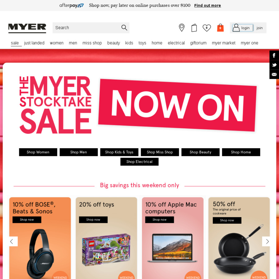 shop myer sale