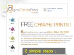 [Offer Has Closed] FREE Canvas Prints