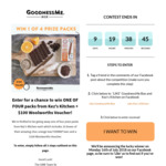 Win 1 of 4 Kez's Kitchen Prize Packs ($100 Woolworths Voucher & Low-FODMAP Bars) Worth $150 from GoodnessMe Box