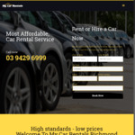 10% off Car Rental in Melbourne & 15% off Rent to Own Cars @ My Car Rentals